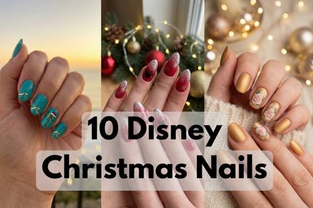 Disney Christmas Nails