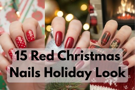 Red Christmas Nails